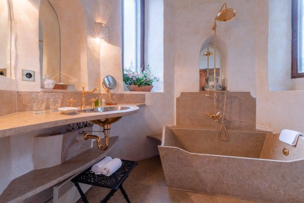 Salle de Bain dans une Chambre Deluxe